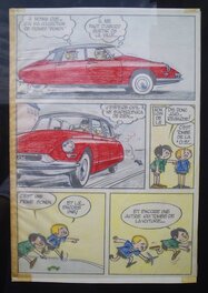 Jijé - Bonux Boy, « Le Voleur d’Enfants », planche 4, 1960. - Planche originale