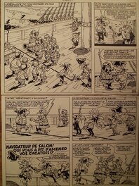 Le Vieux Nick et Barbe-Noire - Planche originale