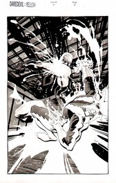 Tim Sale - Splash page Daredevil Yellow - Tim Sale - Planche originale