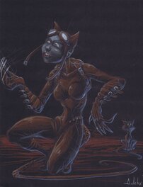 Aalehx - Catwoman - Illustration originale
