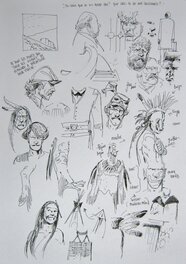 Dessins préparatoires Dessins préparatoires