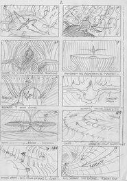 Moebius - Moebius, storyboard, crayonnés - Œuvre originale