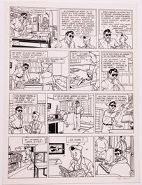 Ted Benoit - Planche 24 de "cité lumière" - Comic Strip