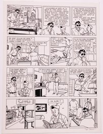 Ted Benoit - Planche 24 de "cité lumière" - Planche originale