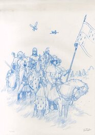 Vincent Dutrait - Chevaliers - Original Illustration