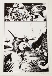 Jason Shawn Alexander - Abe Sapiens - The Drowning 2008 2009 - Planche originale