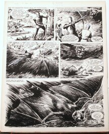 Ted Kearon - Cette manie de mettre des chauves souris partout !! incroyable - Planche originale