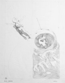 Jeff Jones - Abyss Union pages 2 "prelim" par Jeffrey Jones - Œuvre originale