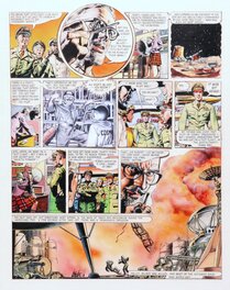 Frank Hampson - Dan Dare - Safari in Space 1959 - VOL 10 10 & 10 11 - Planche originale