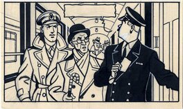 Blake et Mortimer - Planche originale