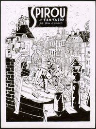 Olivier Schwartz - 2014-Spirou: la Femme Léopard - Original Cover