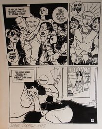 Serge Clerc - Sale affaire pour Mathilda. 1978 CAPTAIN FUTUR - Planche originale