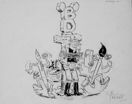Christian Godard - Affiche - Illustration originale