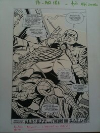 John Romita - Planche de montage Spiderman - Comic Strip