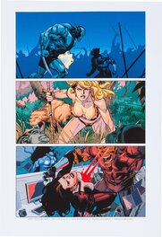 Tirage couleur de la page signée par la coloriste Tirage couleur de la page signée par la coloriste