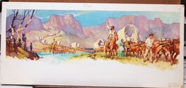 James McConnell - Les Boers en Afrique du sud - Original Illustration