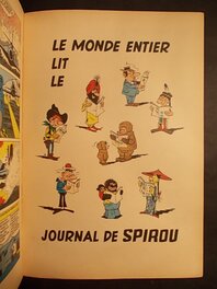 Le Monde entier lit le Journal de Spirou, Marcel REMACLE, circa 1960. Le Monde entier lit le Journal de Spirou, Marcel REMACLE, circa 1960.