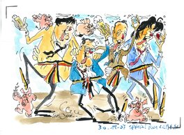 Jean-Marc Lismonde - Politiciens du Pays de Liège - Illustration originale