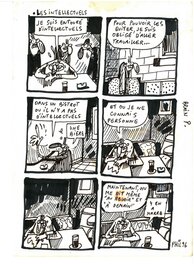 Phil - Les intellectuels - Planche originale