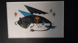 Pakoto Martinez - Hiccup and Toothless - Illustration originale