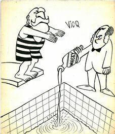 Vicq - Vu le résultat du referendum - Original Illustration