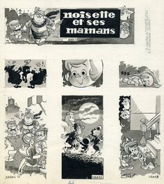 Claude Marin - Noisette ET SES MAMANS - Planche originale