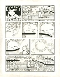 Herr Seele - Cowboy Henk: "C'est l'automne!..." - Planche originale