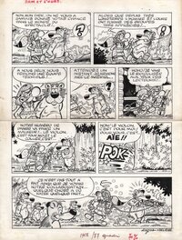 Lagas - Sam et l'ours - Planche originale