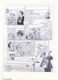 L'effet glaçant de la même planche sans texte en NB devenant la pl 26 dans l'album L'effet glaçant de la même planche sans texte en NB devenant la pl 26 dans l'album