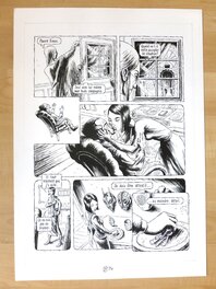 Benoît Dahan - Psycho Investigateur (INT) partie 1, page 23 - Planche originale