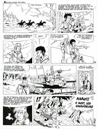 La 2e planche, après avoir enlevé la case refaite La 2e planche, après avoir enlevé la case refaite