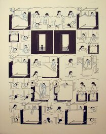 Chris Ware - Building Stories - Planche originale