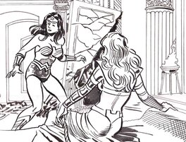 Détail Wonderwoman et Khyrana Détail Wonderwoman et Khyrana