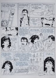 Philippe Francq - Léo Tomasini et Sara Castillo, Justice divine - Planche originale