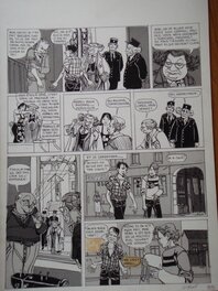 Jean-Pierre Gibrat - Goudard - Planche originale