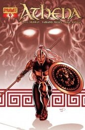 Athena 4 la couverture du comics US Athena 4 la couverture du comics US