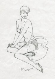 Philippe Berthet - Berthet - Pin-Up 2 - Œuvre originale