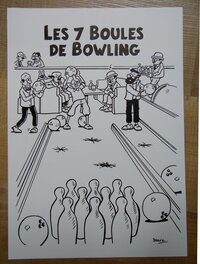 Sternic - Parodie 7 boules de bowling - Original Illustration