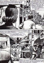 Francesco Pescador - Shirley et le rébus chinois - Cathy n°59 (Aredit) - Planche originale