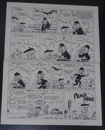 Peyo - Benoît Brisefer, « Benoît et Benco » planche 4, 1978. - Comic Strip