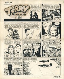 Terry et les Pirates - Planche originale