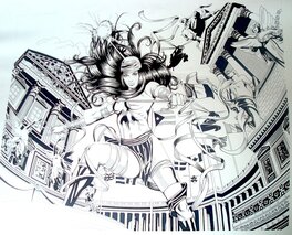 Greg Horn - Elektra - Comic Strip
