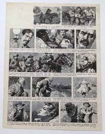 Sergej Solovjev - Western italien paru dans Lo scolaro en 1959 - Planche originale