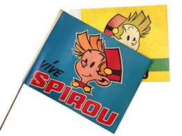 Fanions Spirou par André Franquin. Fanions Spirou par André Franquin.