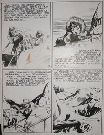 Paul Gillon - Le Lynx Blanc "Les voleurs de fourrures" - Planche originale