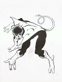 John Byrne - John Byrne - Nightcrawler pinup - Comic Strip