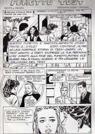 Morale - Fumetto test - Magazine Jeans n°18, Elvifrance - Comic Strip