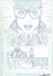 Manuel Garcia - Catwoman Justice League of America - Comic Strip