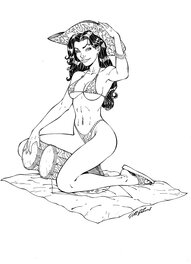 Al Rio - Pin-Up Brasil par Al Rio - Illustration originale