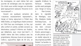 Évocation de la carte dans la revue Les Amis suisses de Tintin